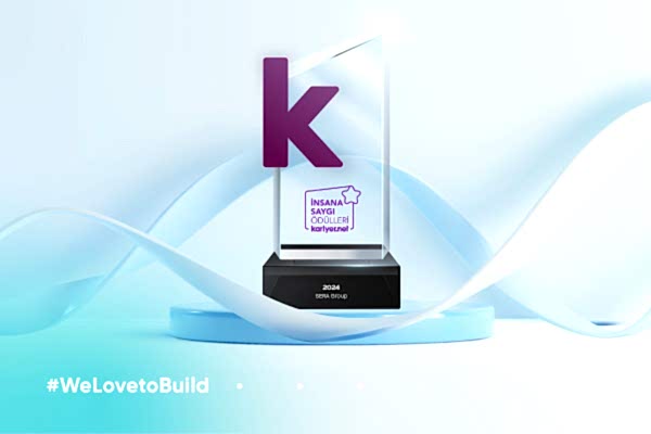 İnsana Saygı Ödülü'nü kazandık!